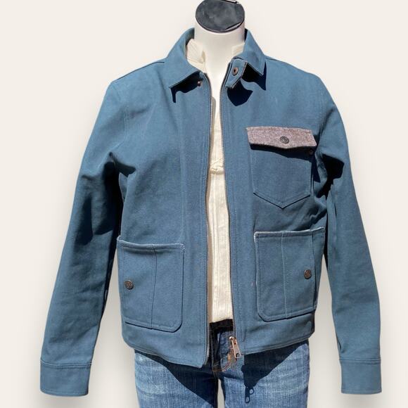 UNITED BY BLUE Women's Bison Utility Canvas Chore Jacket Women’s medium - Picture 9 of 10